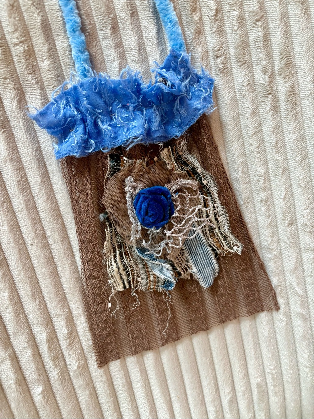 Shabby Chic Bohemian Jabot Collar